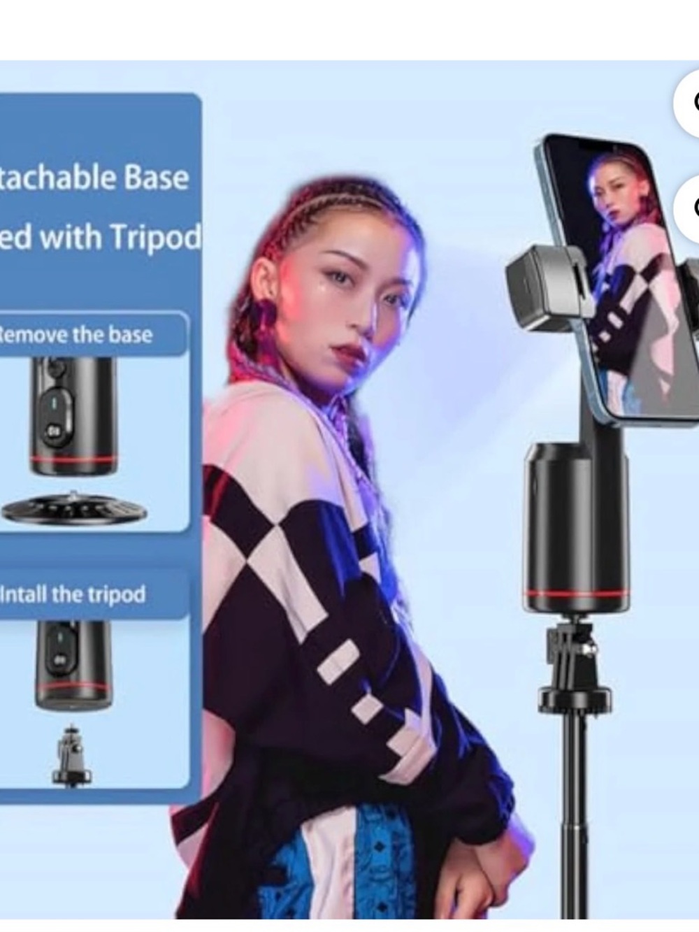 NBA 360° Smart Shooting Gimbal - Black
Follows you.!!